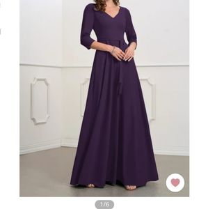 NWT AZAZIE Dierdra Dress in Plum - Size 12/14